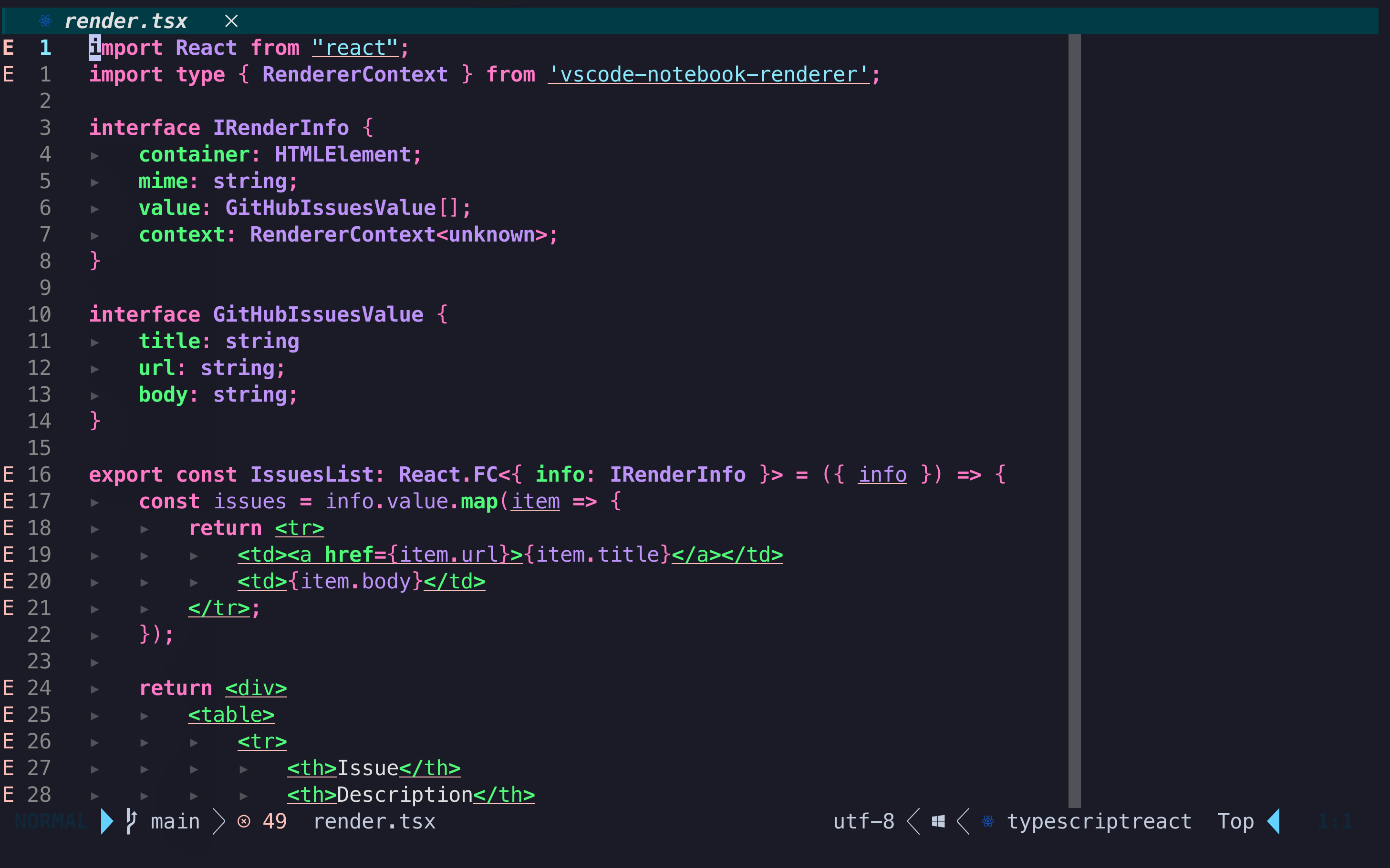 TypeScript React Example